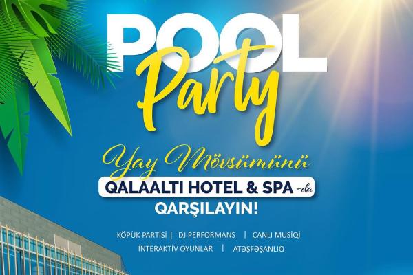 Open the summer season with a "Pool Party"!